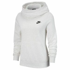 Nike Women's Light Gray funnel neck Hoodie